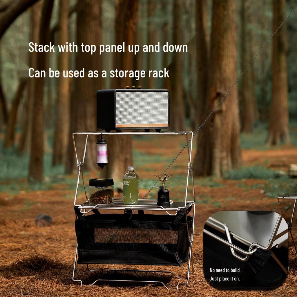 Mountain Guest IGT Folding Multifunctional Camping Table: Portable, Versatile, and Outdoor-Ready.