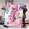 Twinkle Catch Teenieping Theme Printed Blanket - Perfect for Couch, Bed, Travel & Outdoor Use | Machine Washable, Cozy & Durable.