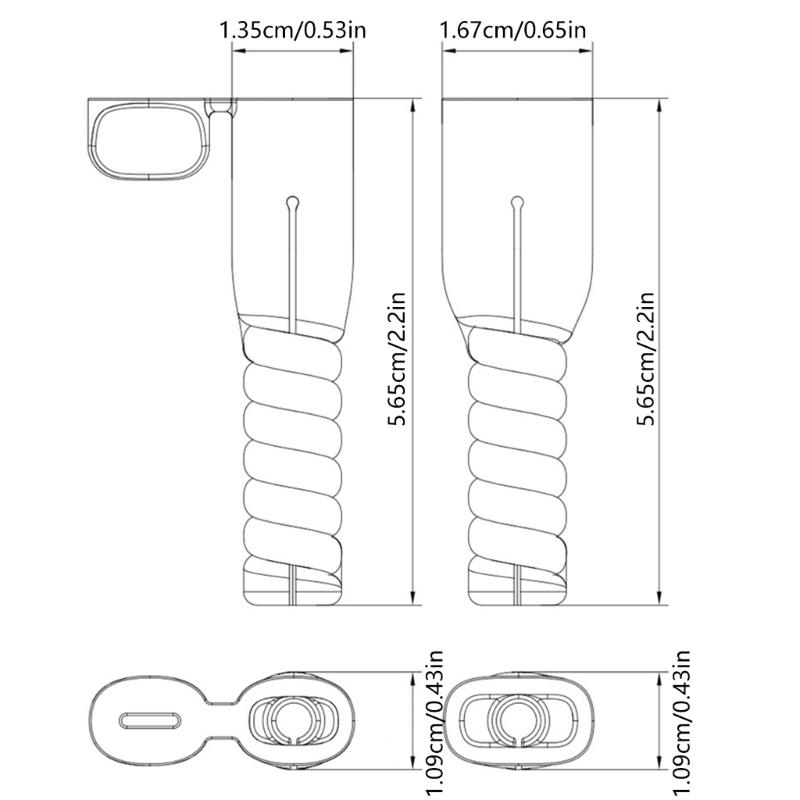 Soft Silicone USB C Connectors Cover With AntiDust And Water Resistance For Type C Chargers Cord