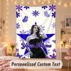 Benutzerdefinierter personalisierter Wandteppich, Lana Del Rey Druck, Benutzerdefinierter Name, Text, Wandkunst zum Aufhängen für das Schlafzimmer