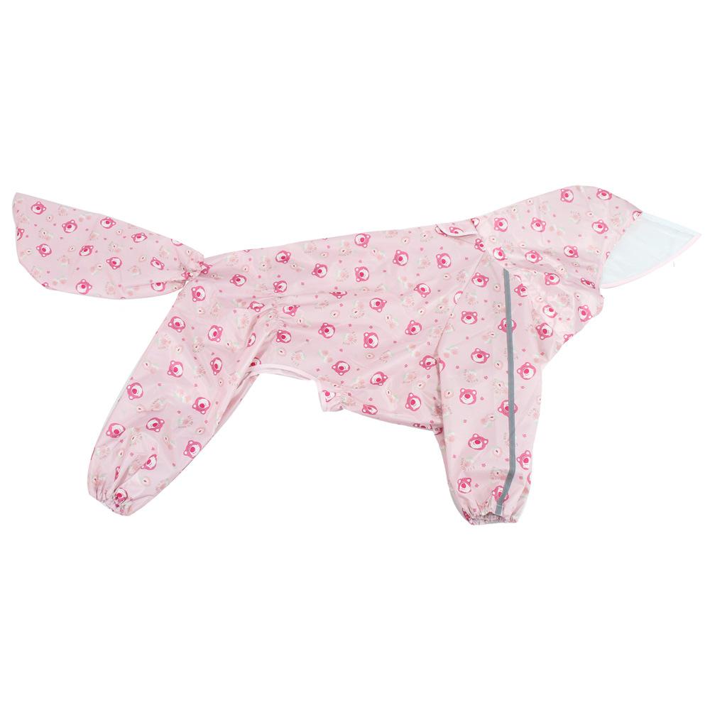 

Traction dog raincoat medium and large four-legged pet raincoat big golden retriever dog raincoat bag tail 8XL