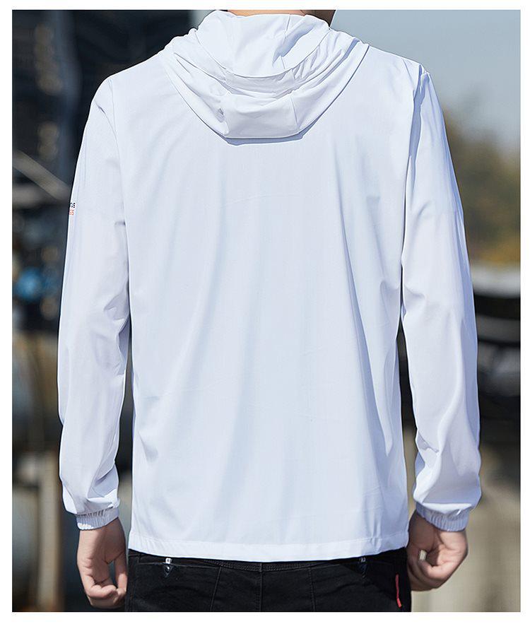 Men's Ultra-Thin Hooded Sun Protection Jacket for Summer Outdoor Sports & Fishing