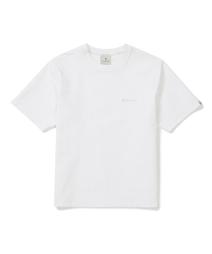 SNOWPEAK APPAREL Classic Woven Women'S Short Sleeve T-Shirt (S25Mwtts17) White