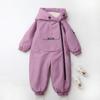 Traje de Nieve para Niños Niñas Niños Mono de Nieve de una Pieza Impermeable Cortavientos Mono de Invierno para Exteriores Trajes de Snowboard Esquí Mono Abrigado con Capucha