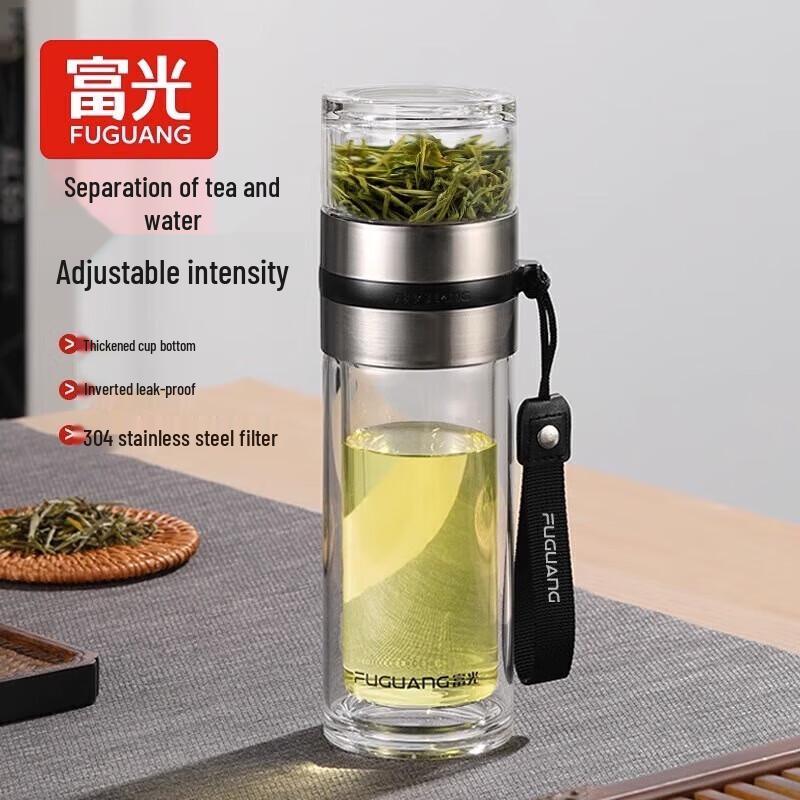 Fuguan Business Glass Tea Infuser Bottle