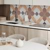 Self-adhesive Decoration with Graphics for the Office or Study 100x50 Cm Geometric Pattern with Motif