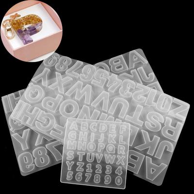 1 Pieza Moldes de Resina Epoxi con Alfabeto Inglés Estilo Mixto Moldes de Silicona para Fundición para Fabricación de Joyería DIY Suministros Accesorios