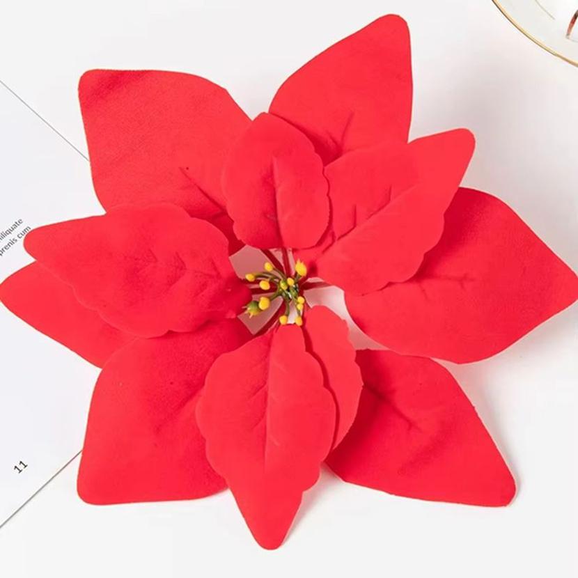 Artificial Flowers Red Wedding Christmas Tree Decoration For Home Vases Table Scrapbooks Garden Roses Room Background Wall Stage