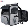 Expandable Nylon Cotton Pet Carrier Backpack Mesh Breathable Transparent Window Eco-Friendly Movable Portable for Small Dogs