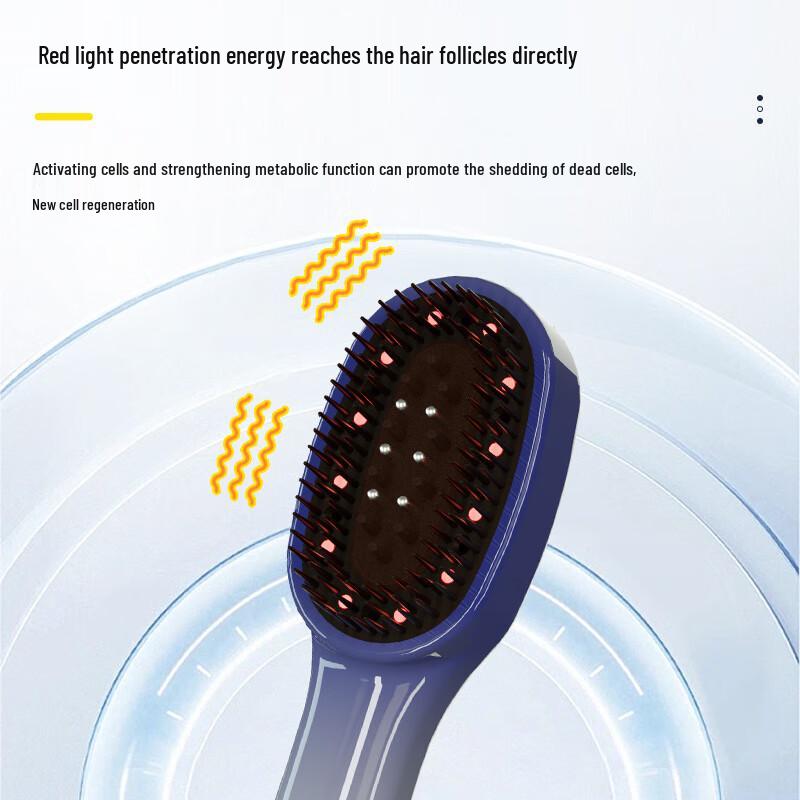 Wireless Red Light Therapy Scalp Massager Comb