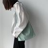 Candy Color Simple Solid Color Canvas Bag Female Single Shoulder