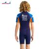 1.5mm Kids Full Wetsuit With Front Zipper Snorkeling Swimming Surfing Boys Warm Sun Protection