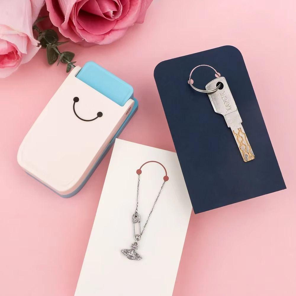 Making Keychain Keychain Embossing Machine Punching Machine Keychain Hole Punch Jewelry Display