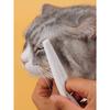1pc 2-In-1 Pet Hair & Tear Stain Remover Brush - Stainless Steel Dog & Cat Flea Comb, Effectively Trims & Gently Removes Matted Fur And Fleas