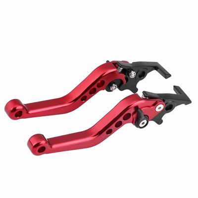 2pcs 6-Position Adjustable Brake Clutch Levers CNC Aluminum CNC Aluminum Brake Lever  For Pit Bike