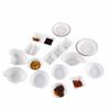 Pure White Ceramic Seasoning Dish for Soy Sauce and Vinegar - Ideal for Creative Hotel or Restaurant Use