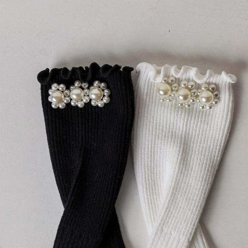 Pearl Girls Japanese Lace Cute Children's Socks - Spring & Autumn Lolita Princess Style
