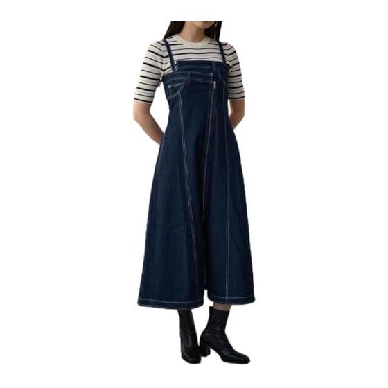 [AZUL BY MOUSEY] AZUL DENIM Double Waist Cami Dress Women s 250ISC13-072J