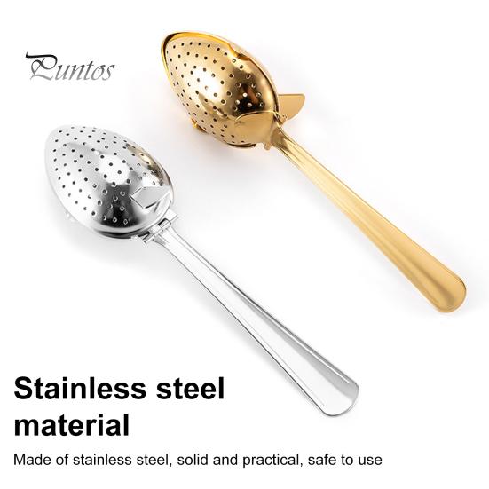 Stainless Steel Tea Diffuser with Hook Fine Holes Tea Interval Filter for Loose Leaf Tea And Coffee Brewing Portable Tea Infuser for Home Travel