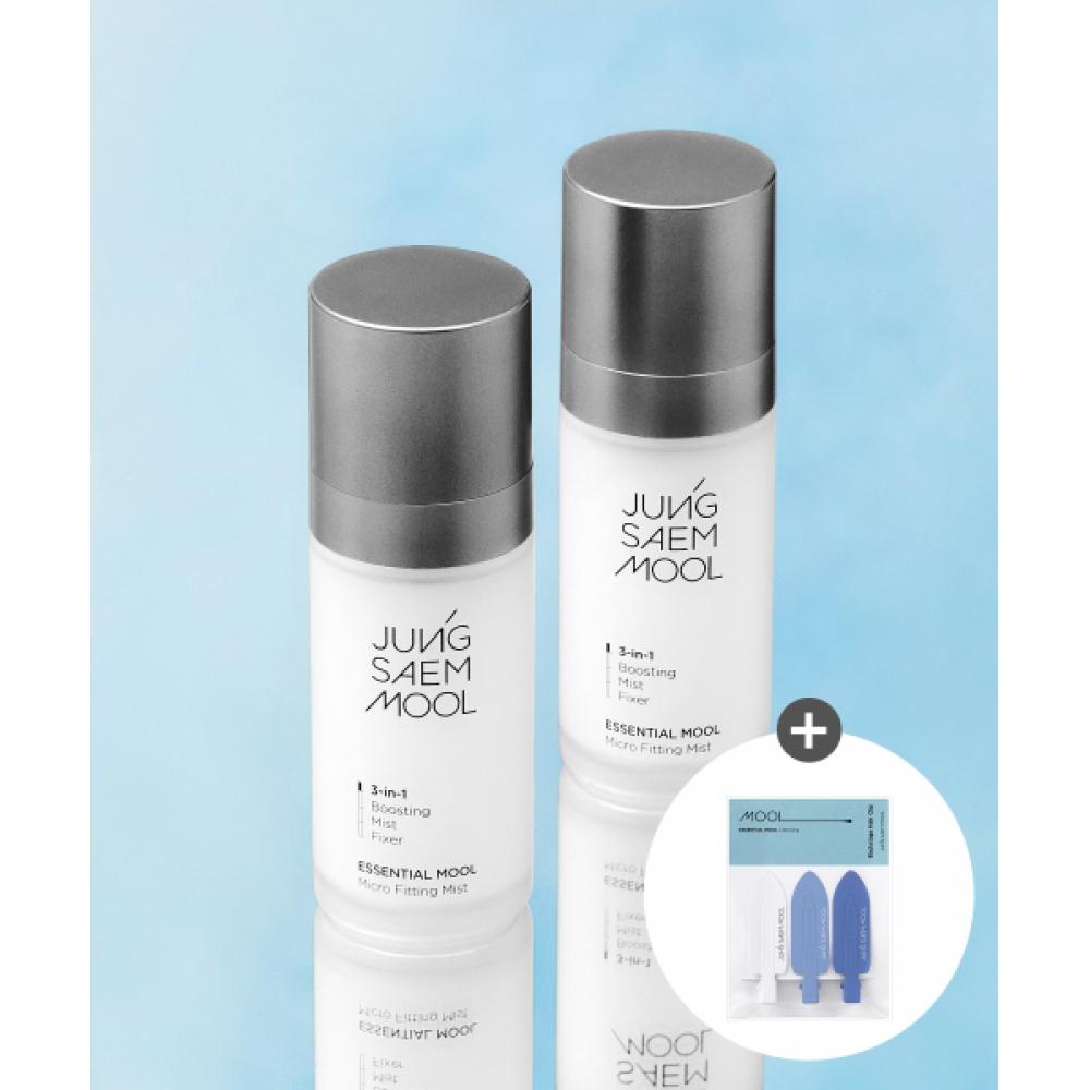 Jungsaemmool Essential Water Micro Fitting Mist 55ml 2 Pcs  3 Backstage Hair Clips Included Mist 55ml duo set