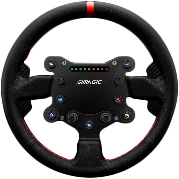 Simagic Lenkrad Gts (Leather) 300 Mm Alcantara Rgb Pc Force Feedback - Bild 4