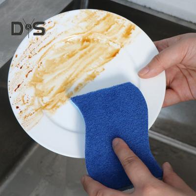 6/12Pcs Sponge Rags S-shaped Household Cleaning Rag Versatile Kitchen Bathroom Cooker Scrubbing Sponges