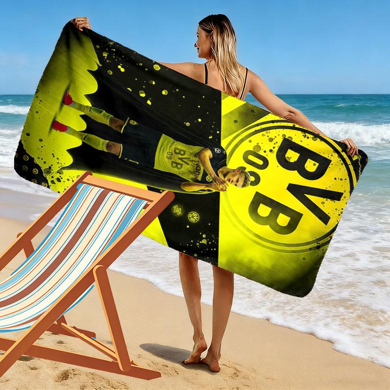 Erling Haaland GOAT Beach Towel, Large Soft Quick Dry Towel for Beach Camping Swimming