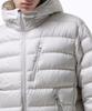 Musinsa Standard [City Leisure] Hooded Light Down Jacket [Stone White]