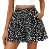 2026 Spring/Summer Women's High-Waisted Floral A-Line Casual Shorts - European Style, Versatile Vacation Wear