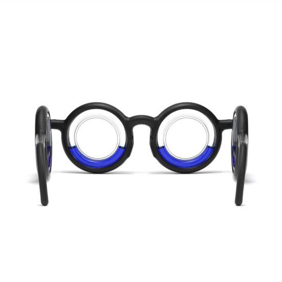 Brille gegen Reisekrankheit, ohne Linse, Flüssigkeit, rutschfest, tragbar, gegen Autokrankheit, für Kinder und Erwachsene, Gaming, Seekrankheit, Flugkrankheit, Übelkeit, Linderung der Brille