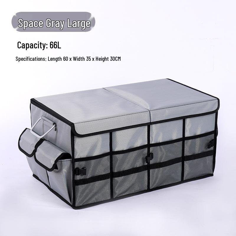 Large Capacity Folding Car Trunk Organizer & Storage Box