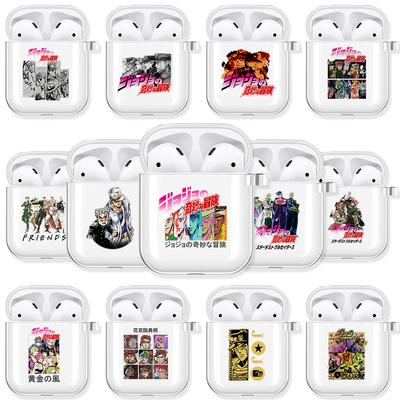 אנימה מנגה JoJos Bizarre Adventure Soft TPU Case עבור AirPods 3 2 1 Pro Cute שקוף Airpod Pro Airpod Cases יוקרה