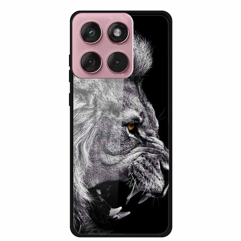 For Motorola Edge 60 60s 5G Case Hard Back Cover Tempered Glass Case For Motorola Edge 60 Fusion Phone Case Soft TPU Bumper Para