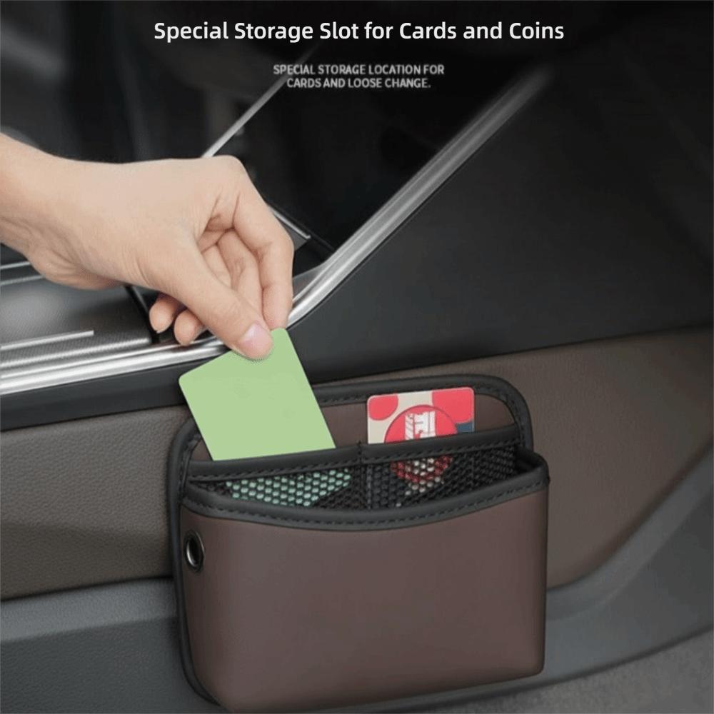 Self Adhesive Car Organizer Pocket Bag Versatile Car Organizer Pocket Car Storage Box Universal