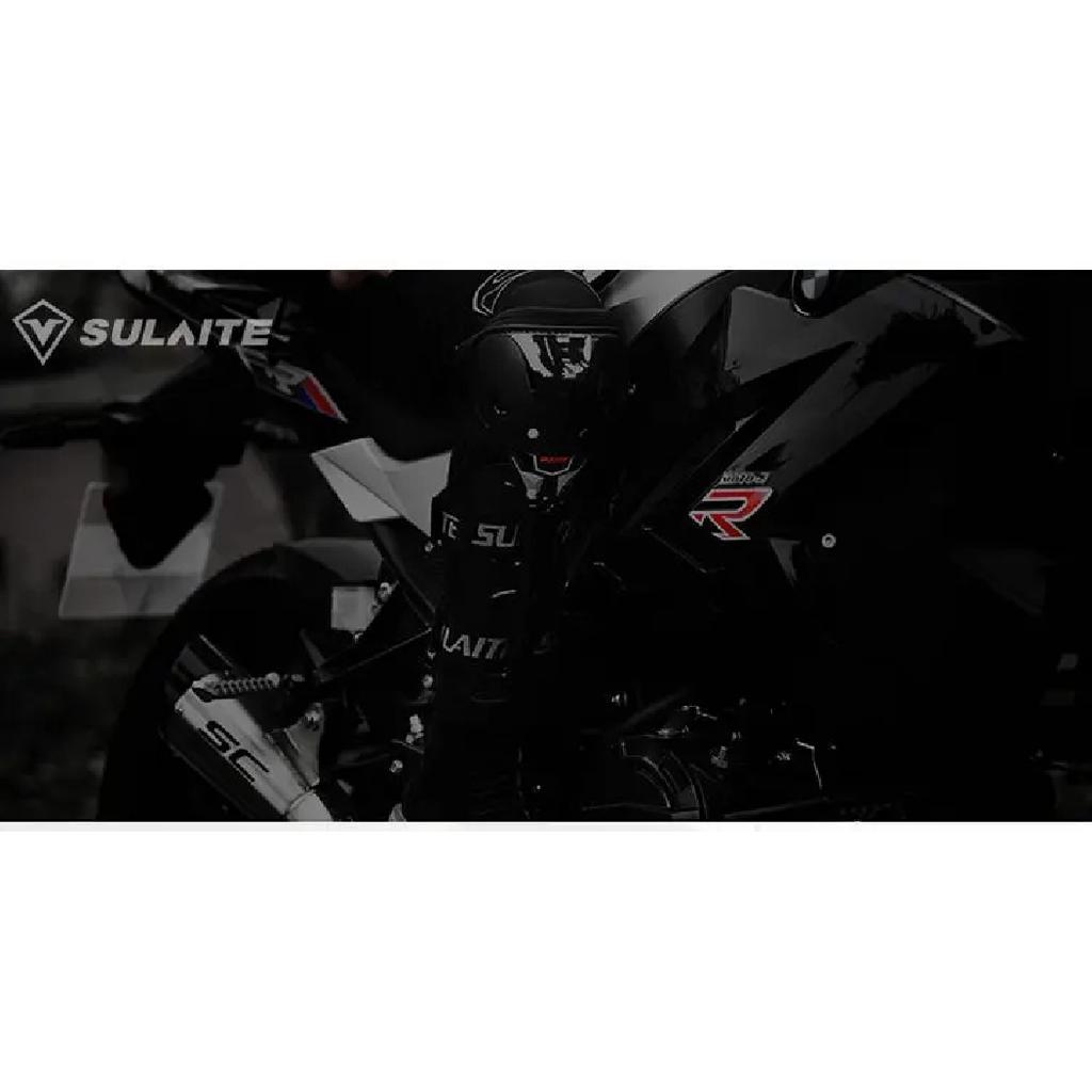 SULAITE Genouillères de Moto pour Homme Coudières Moto Protection Motocross Garde de Pilotage Moto Cross Racing Joelheira VTT