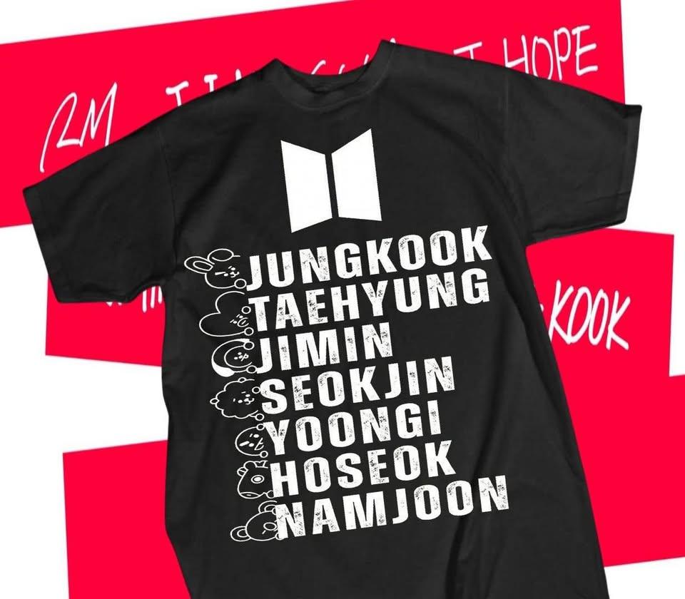 BTS We Are Bulletproof Tour 2026 T-Shirt RM Jin Suga Jhope Jimin Jungkook Shirt Women Men Unisex Oversized Y2k Short Sleeve Cotton Tee