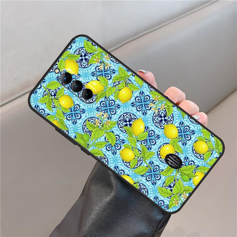 Mediterranean Lemon Case For ZTE Nubia Red Magic 8 9 10 Pro Plus 8S 9S Pro 6 7 6S 7S 5G 6R RedMagic 10 Air Cover