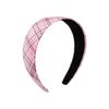 [Worn by N-Mix Haewon]_High Teen Check Hairband_Double Pink