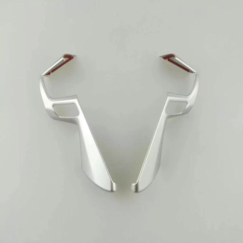 For Toyota Alphard Vellfire 30 series 2016- ABS black Steering Wheel Button control Cover Sticker Interior Accessories ABS matte