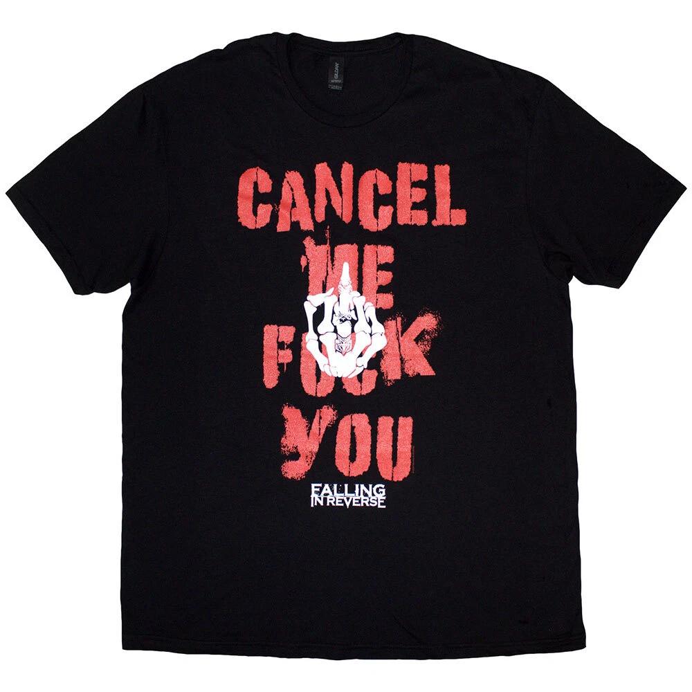 Falling In Reverse Cancel Me T-Shirt Black New S