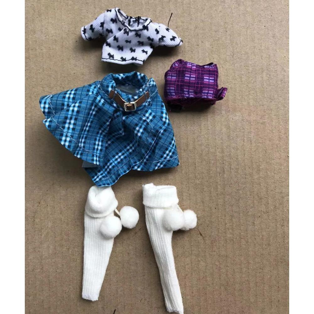 Vêtements de Poupée Danseuse Robe Chemise Pantalon Décorations de Poupée Colorées Costume de Poupée Originale Monstering Bratss Jouets d'Habillage DIY pour Enfants