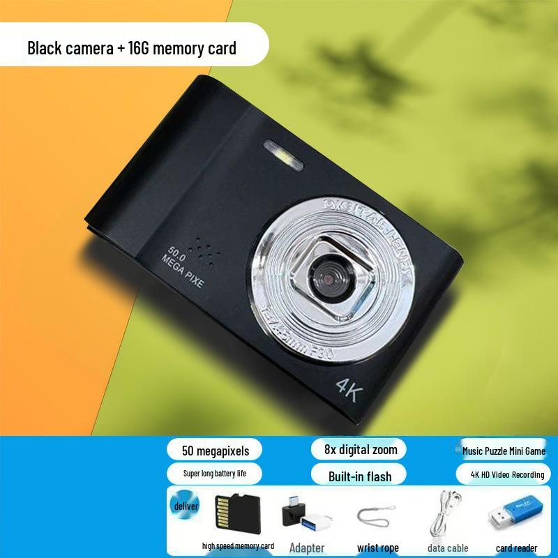 Retro D04 CCD Digital Camera: Multifunctional, Portable, Ideal for Students and Travel.