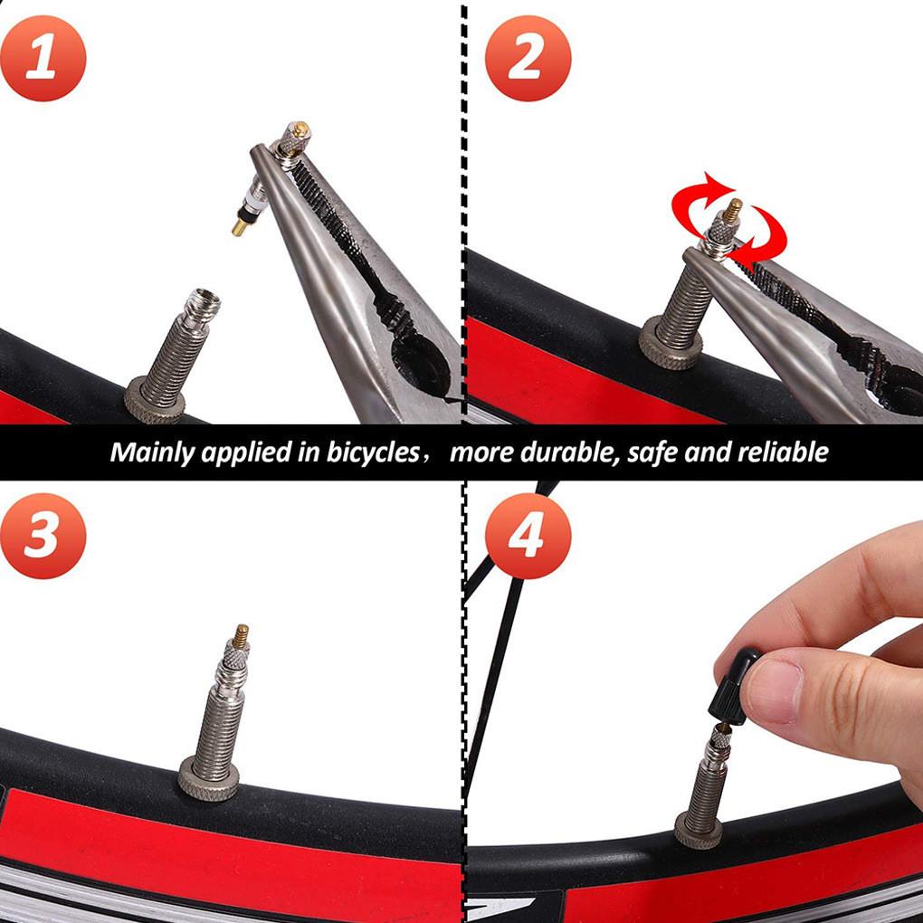 Fahrradkern, 2/6/12 Stück Messing-Reifenkern, Rennrad, Tubeless-Tool-Kit, Verlängerungsdüsenwerkzeug