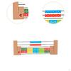 Wooden Abacus for Kids Double Sided Preschool Learning Toys Sturdy Portable Educational Slider
