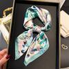 New Printed Square Scarves Women's Satin Scarf Spring and Summer Floral Bandana Small Neckties Hairbands Bags Foulard Shawl for Daily Use