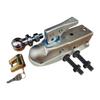 Easy Installation Trailer Coupler 1-7/8 Inch Ball Carbon Steel Straight Tongue for Boats Rvs Campers