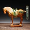 1pcs Trio-colored glazed pottery of the Tang Dynasty Ceramic souvenirs horse Craft Gifts living room decoration Home decorations
