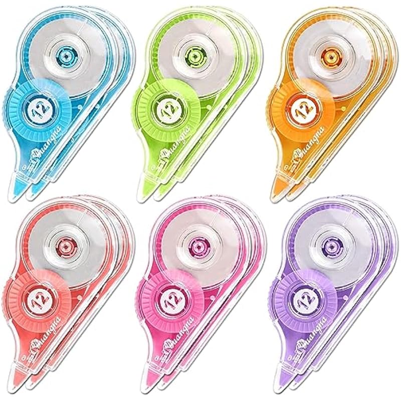 Eclet Correction Tape - Pack Of 2 Pcs Correction Taper X 5 Mm, For Journal, Correction Pen, Whitener For Correction, Sta