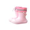 Children's Waterproof Rubber Rain Boots - Non-slip, Warm, High-top Waders for Toddlers, Boys, and Girls.