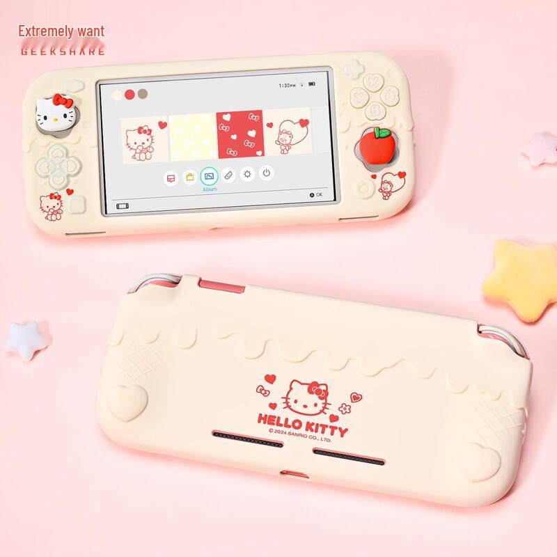 Hello Kitty Silicone Protective Case for Nintendo Switch Lite